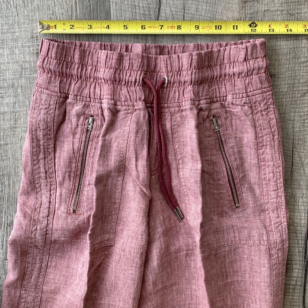 NWOT ATHLETA Cabo linen wide leg pants - Picture 7 of 10